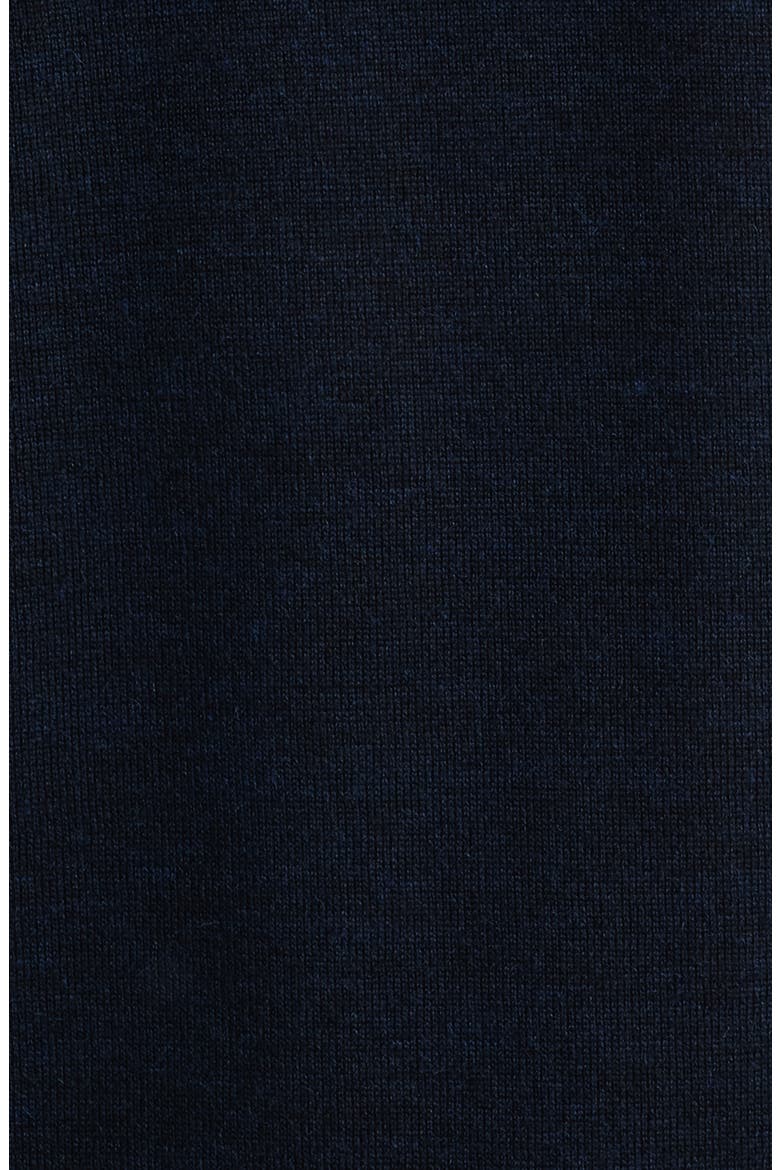 Wool Johnny Collar Polo, Alternate, color, NAVY