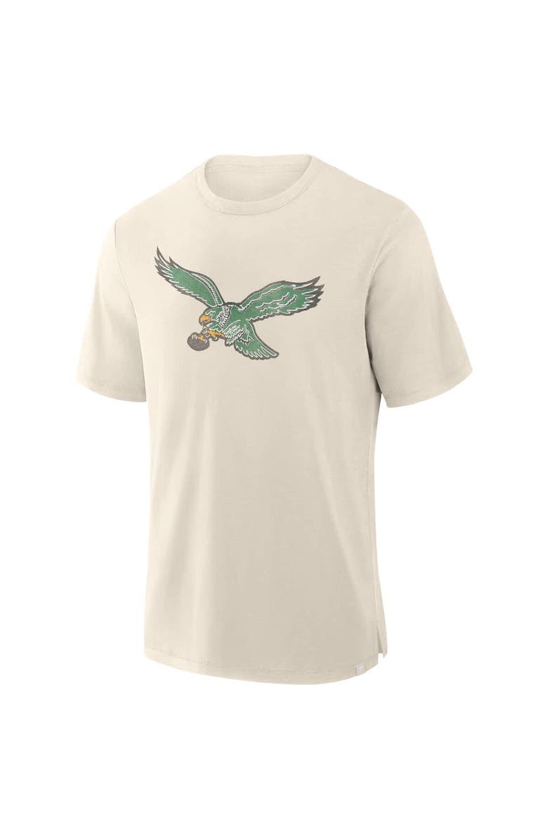 FANATICS Men's Fanatics  Cream Philadelphia Eagles Slub T-Shirt, Alternate, color, Cream