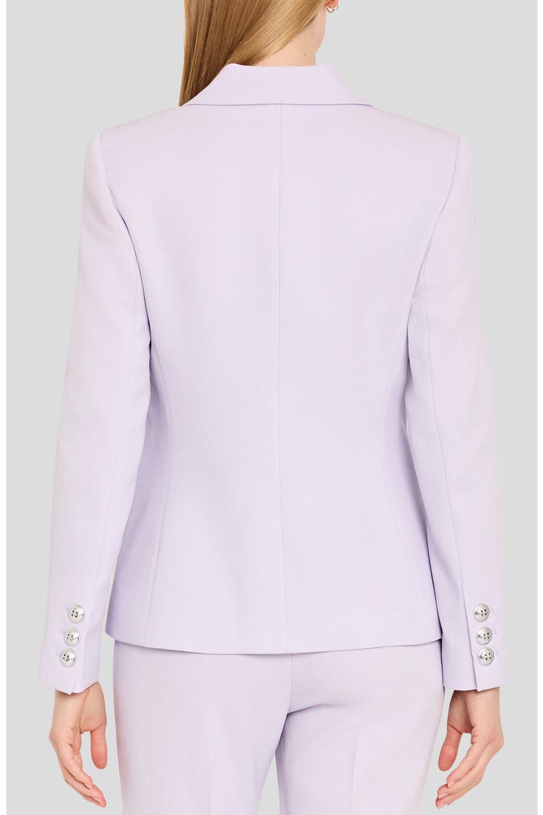 Double Breasted Twill Blazer, Alternate, color, SOFT VIOLET