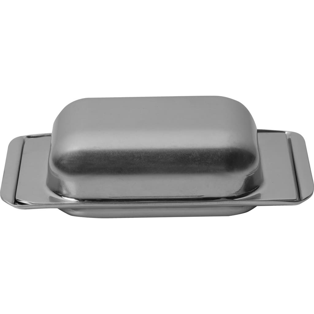 Mepra Original Vintage Mini Butter Dish In Silver