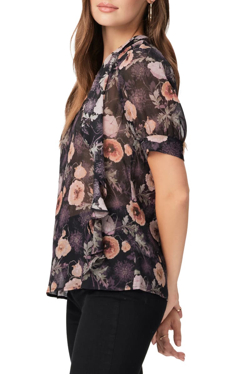 PAIGE Tangi Floral Silk Top, Alternate, color, 