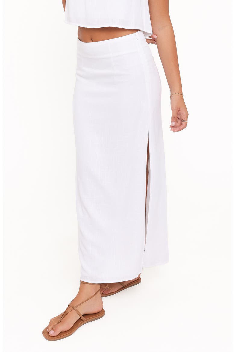 Madison Maxi Skirt, Alternate, color, WHITE