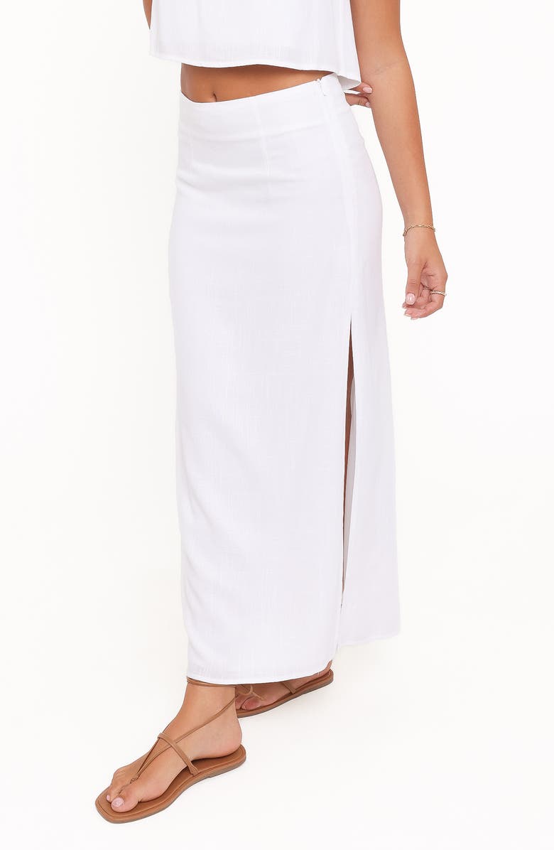 Petal & Pup Madison Maxi Skirt, Alternate, color, White