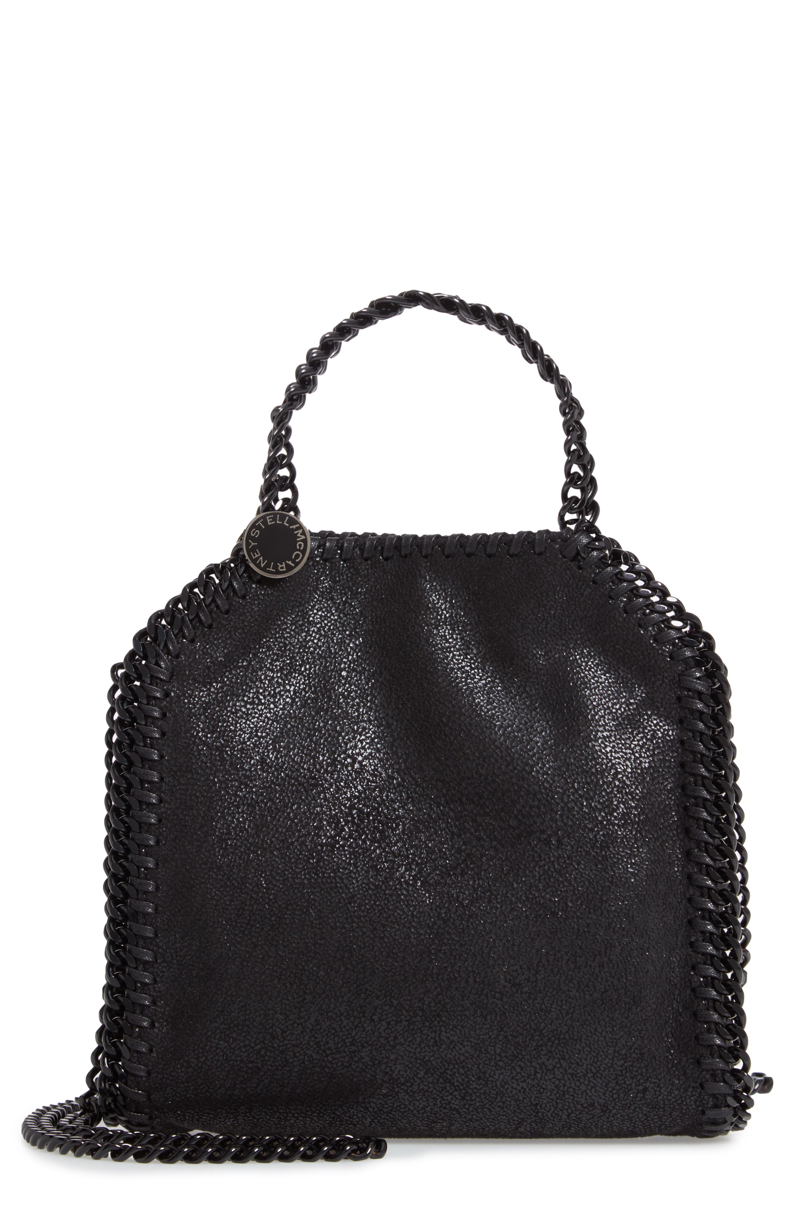 Stella McCartney Tiny Falabella Faux Leather Tote, Main, color, 