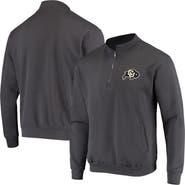 COLOSSEUM Men's Colosseum Charcoal Colorado Buffaloes Tortugas Logo Quarter-Zip Jacket