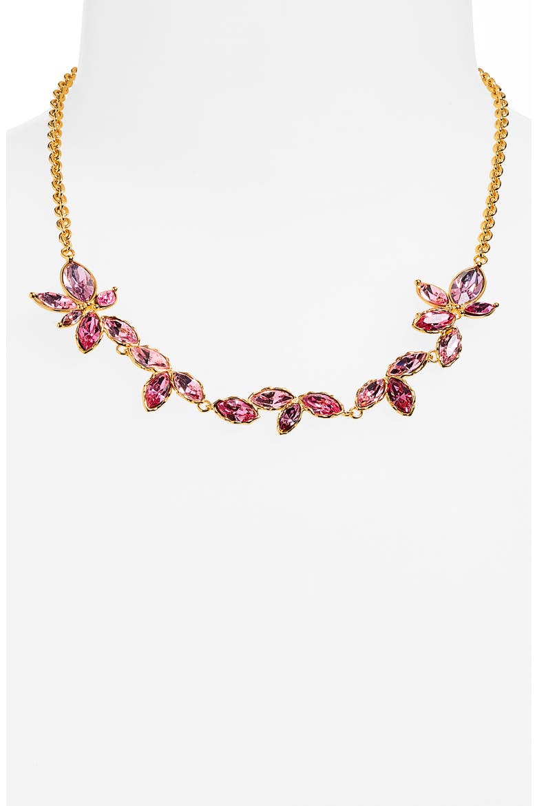 Navette Scramble Necklace, Alternate, color, ROSE
