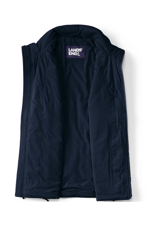 Lands' End Wanderfree Insulated Vest In Radiant Navy