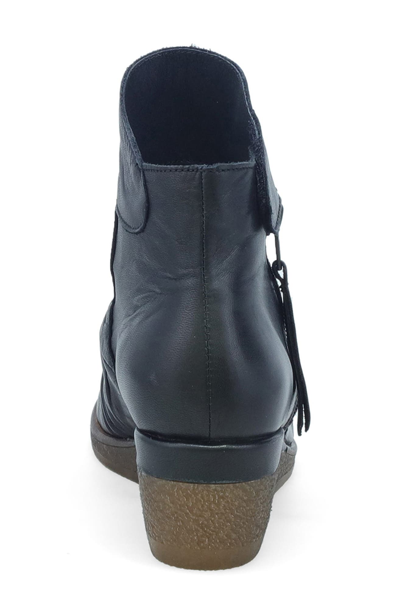 Miz Mooz Mayleen Wedge Bootie, Alternate, color, Black