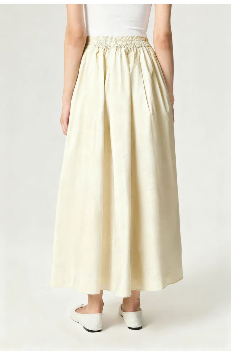 Nocturne Beaded Embroidered Maxi Skirt, Alternate, color, Ivory