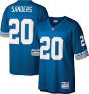 Mitchell & Ness Men's Mitchell & Ness Barry Sanders Blue Detroit Lions Big & Tall 1996 Retired Player Replica Jersey