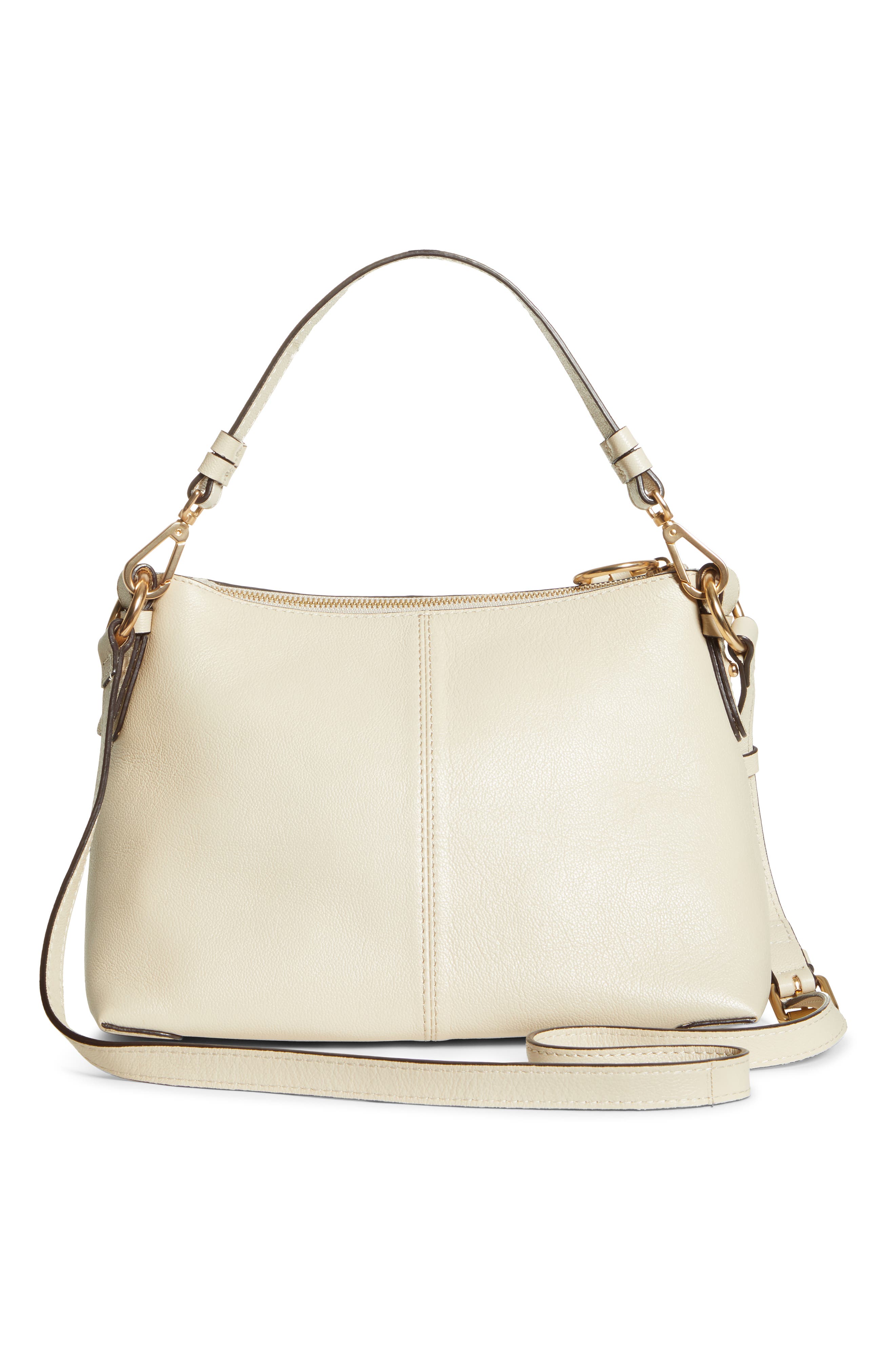 Small Joan Leather Shoulder Bag, Alternate, color, CEMENT BEIGE