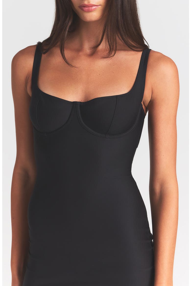 Body Midi Dress, Alternate, color, ONYX