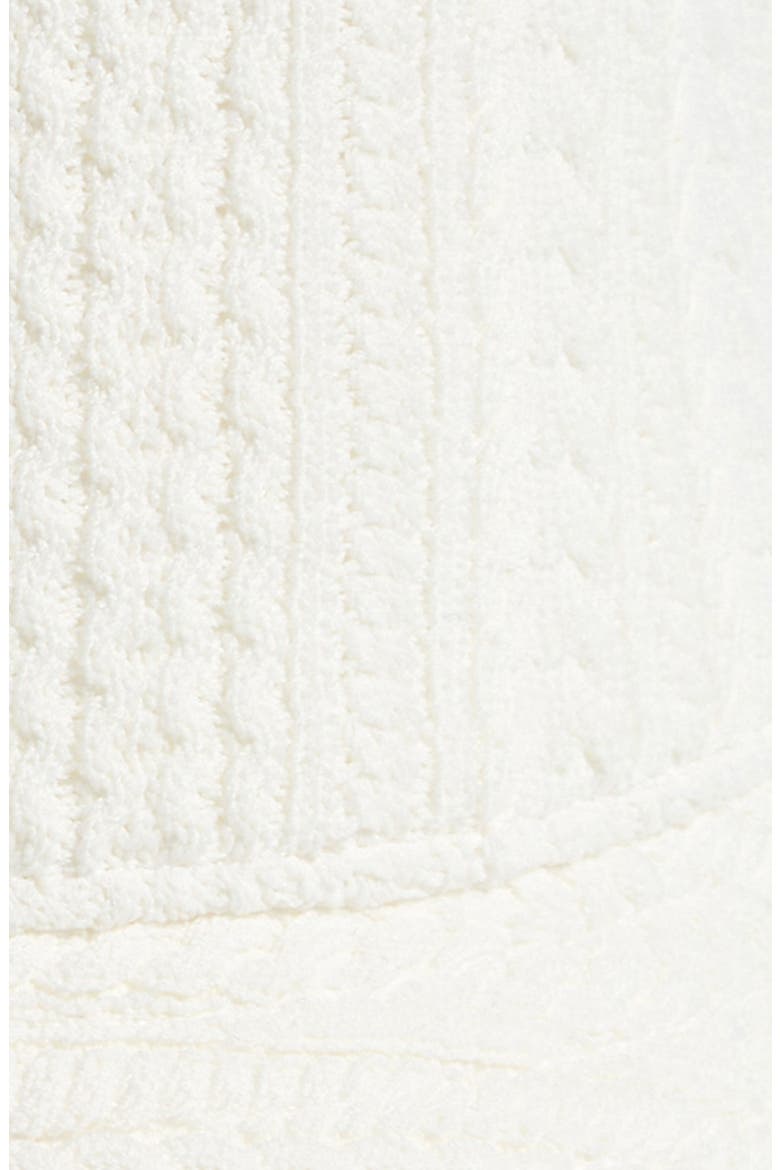Le Bob Belo Cable Stitch Bucket Hat, Alternate, color, WHITE