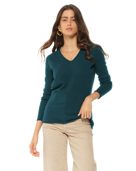 Ultra-Light Cashmere V-Neck Sweater