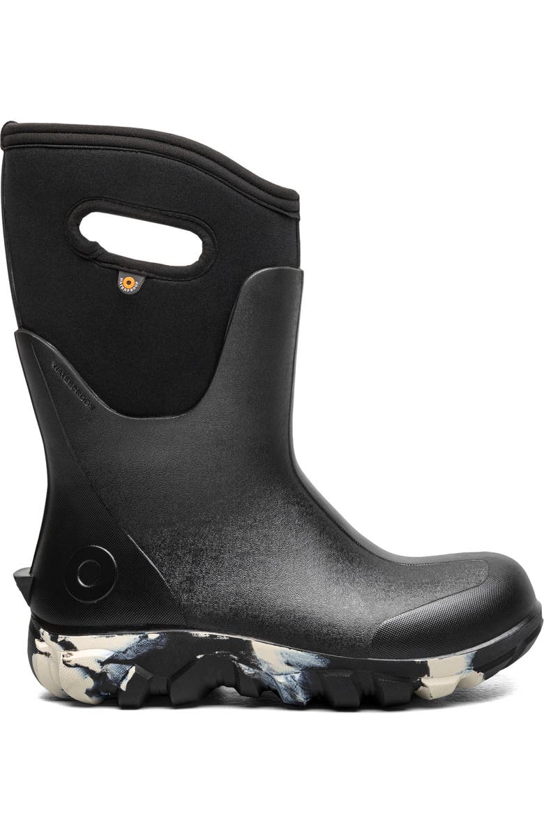 Bogs Classic Seamless Tall Rain Boot, Alternate, color, Black Multi