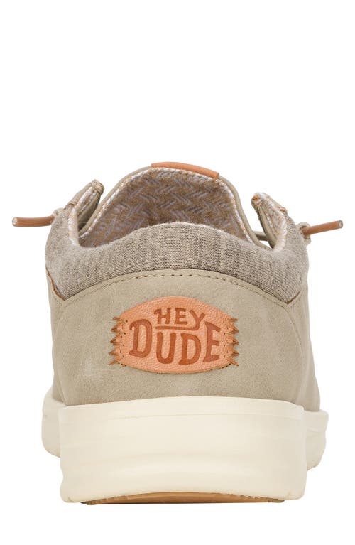 Hey Dude Wally Classic Lace-up In Metallic