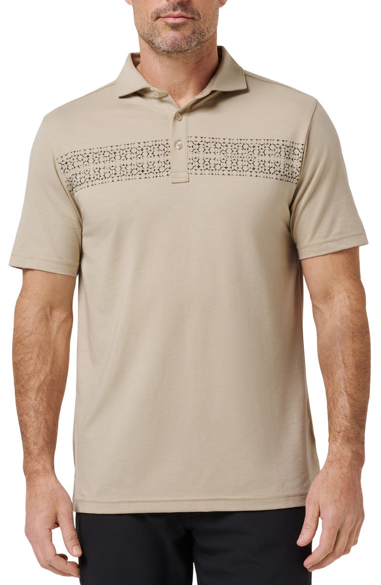 TravisMathew Flower Market Polo, Main, color, Island Fossil
