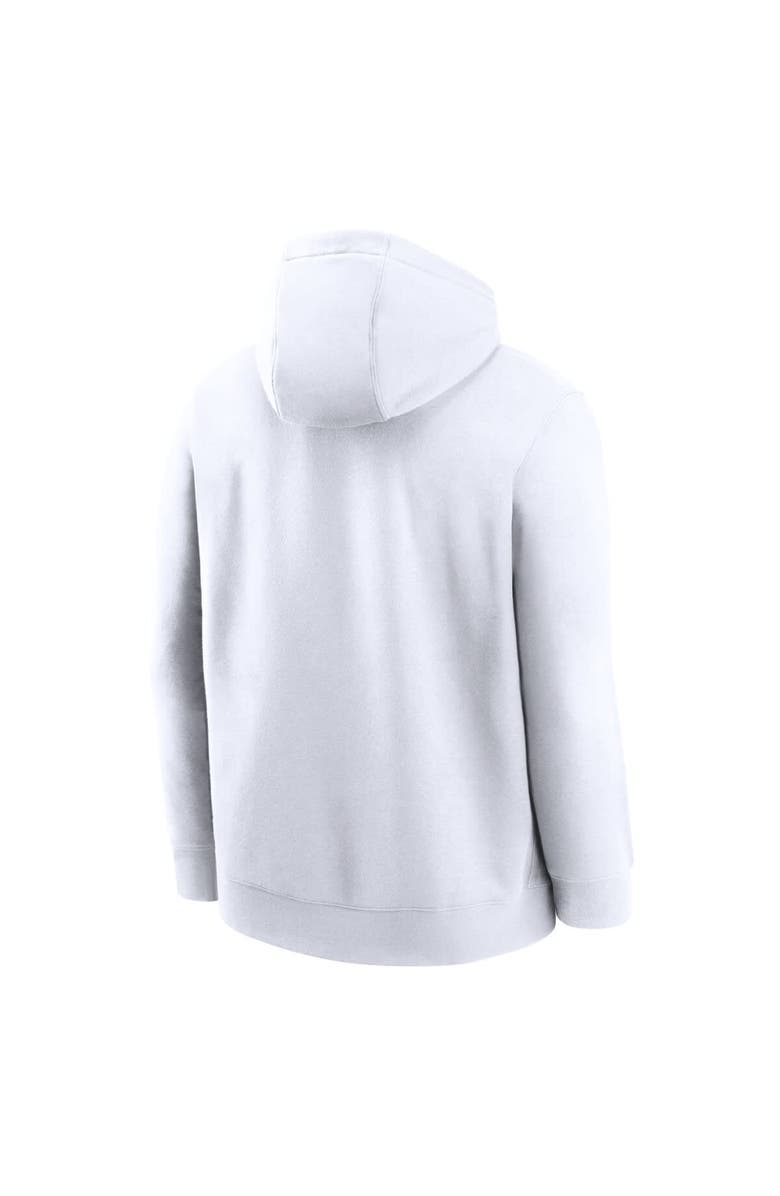 Nike Men's Nike White Arizona Wildcats Statement Wordmark Lockup Pullover Hoodie, Alternate, color, 