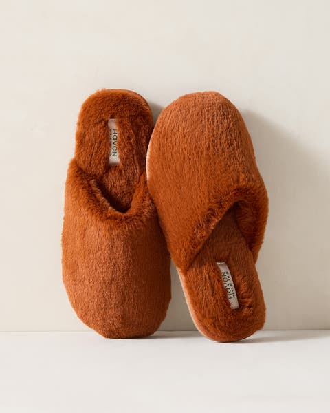 Faux Fur Slippers
