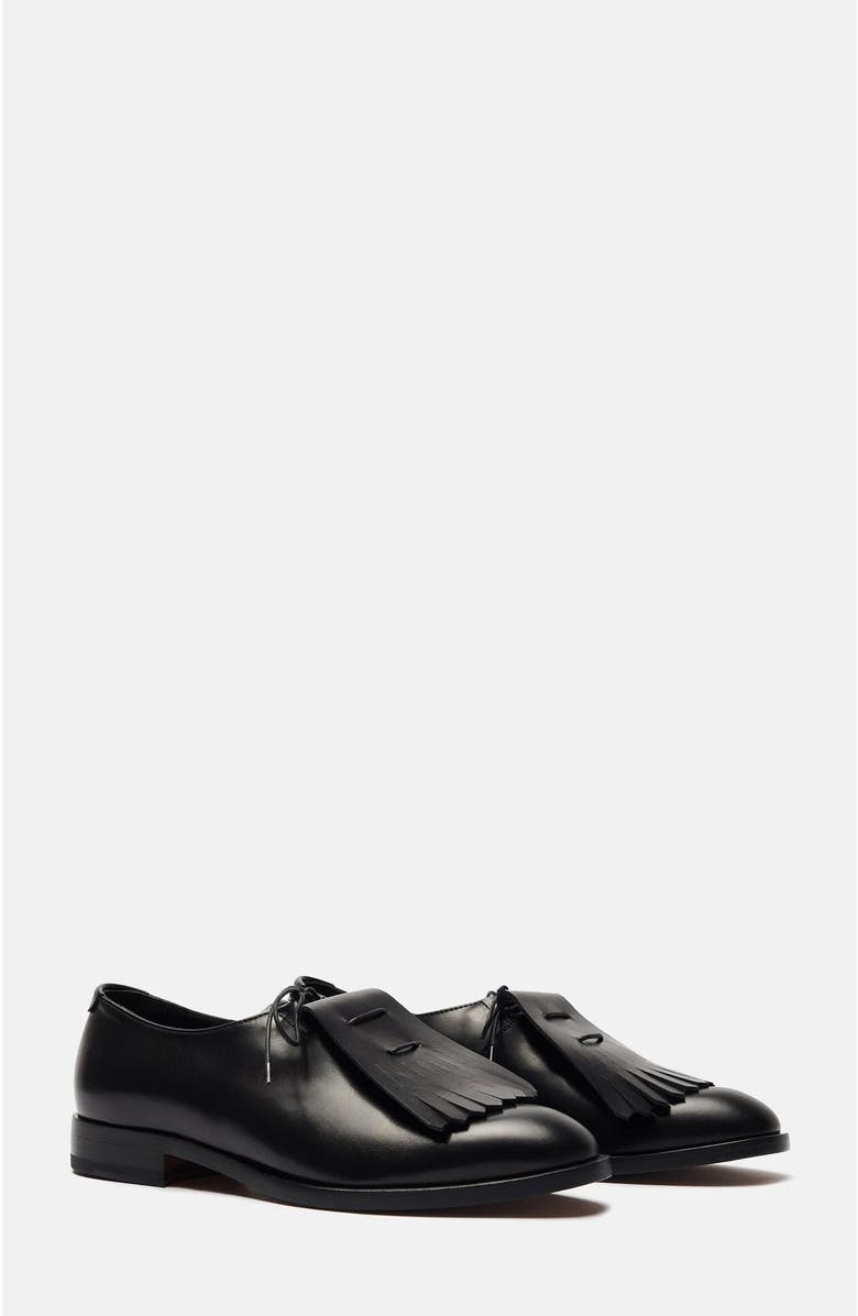SCAROSSO Ester Monk Strap Shoes, Main, color, Black - Calf