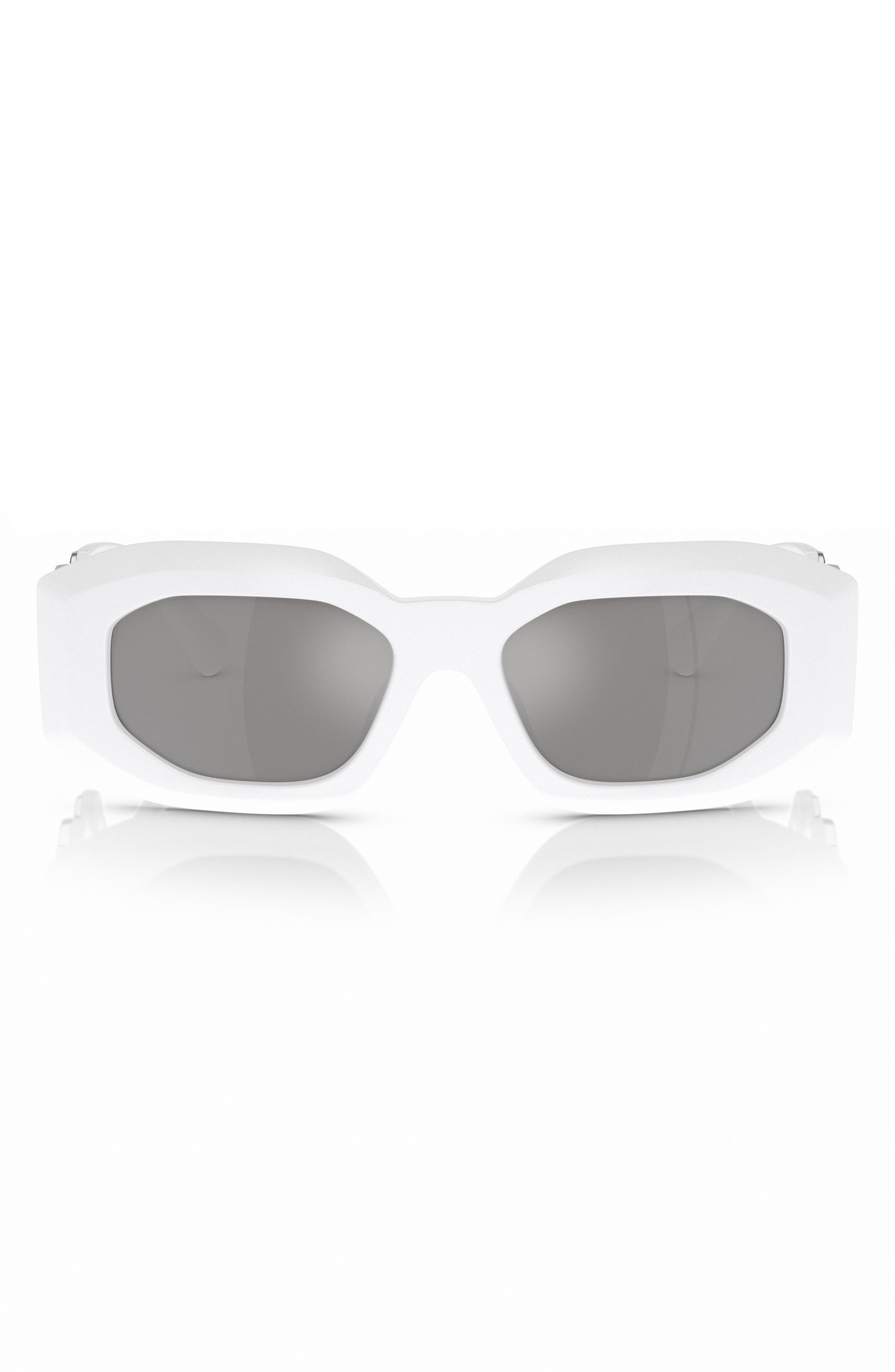 Versace 53mm Irregular Sunglasses