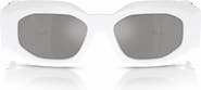 Versace 53mm Irregular Sunglasses