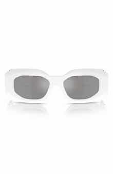 Versace 53mm Irregular Sunglasses