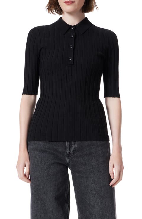 Rib Polo Sweater