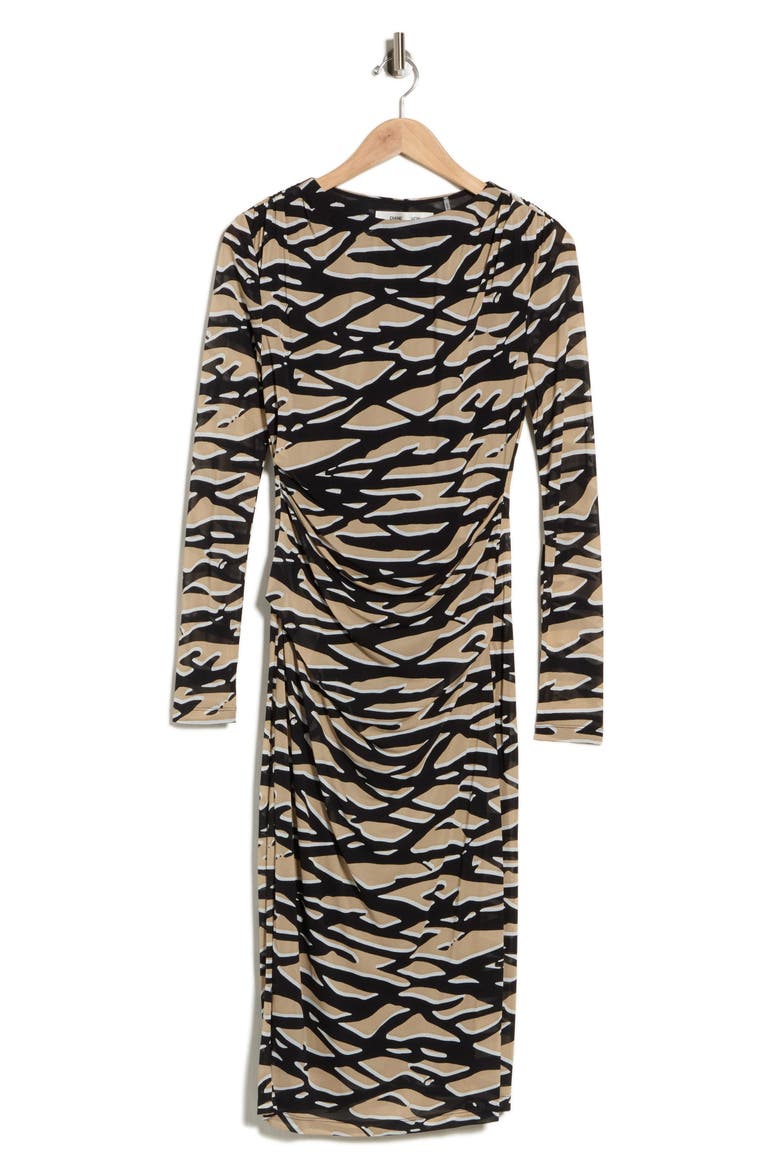 Darrius Long Sleeve Dress, Alternate, color, SHADOW TWIG MED HORIZONTAL
