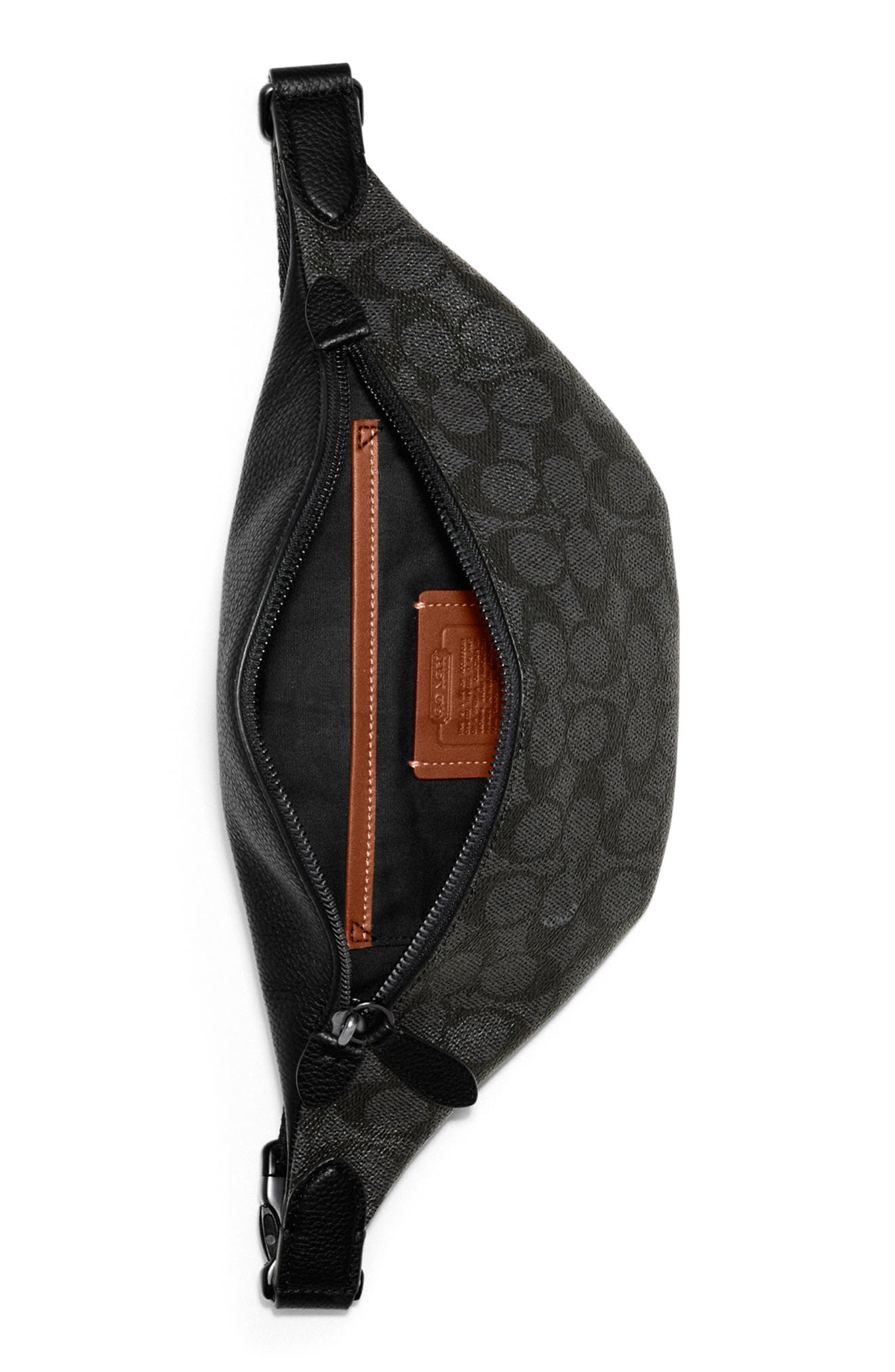 COACH Charter Signature Belt Bag, Alternate, color, 