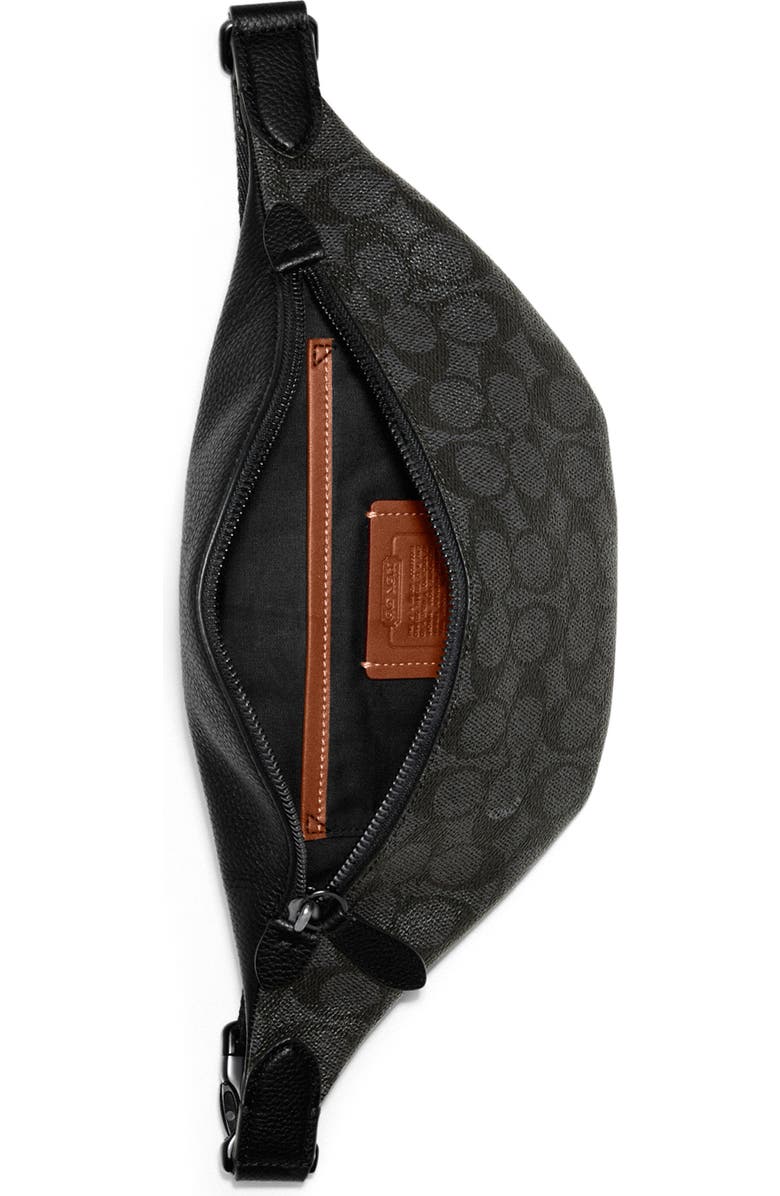 COACH Charter Signature Belt Bag, Alternate, color,