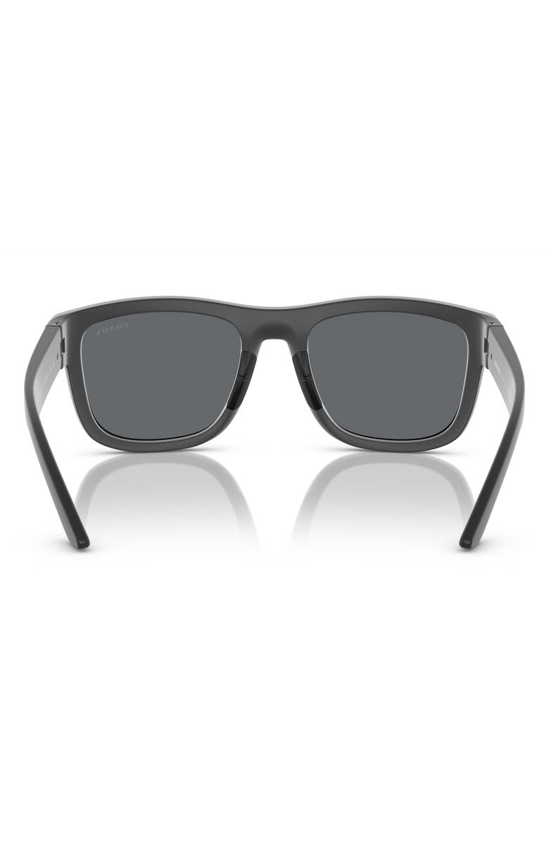 PRADA SPORT 56mm Pillow Sunglasses, Alternate, color, Light Grey Gradient