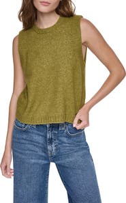 DKNY Jeans Deep Armhole Sweater Vest