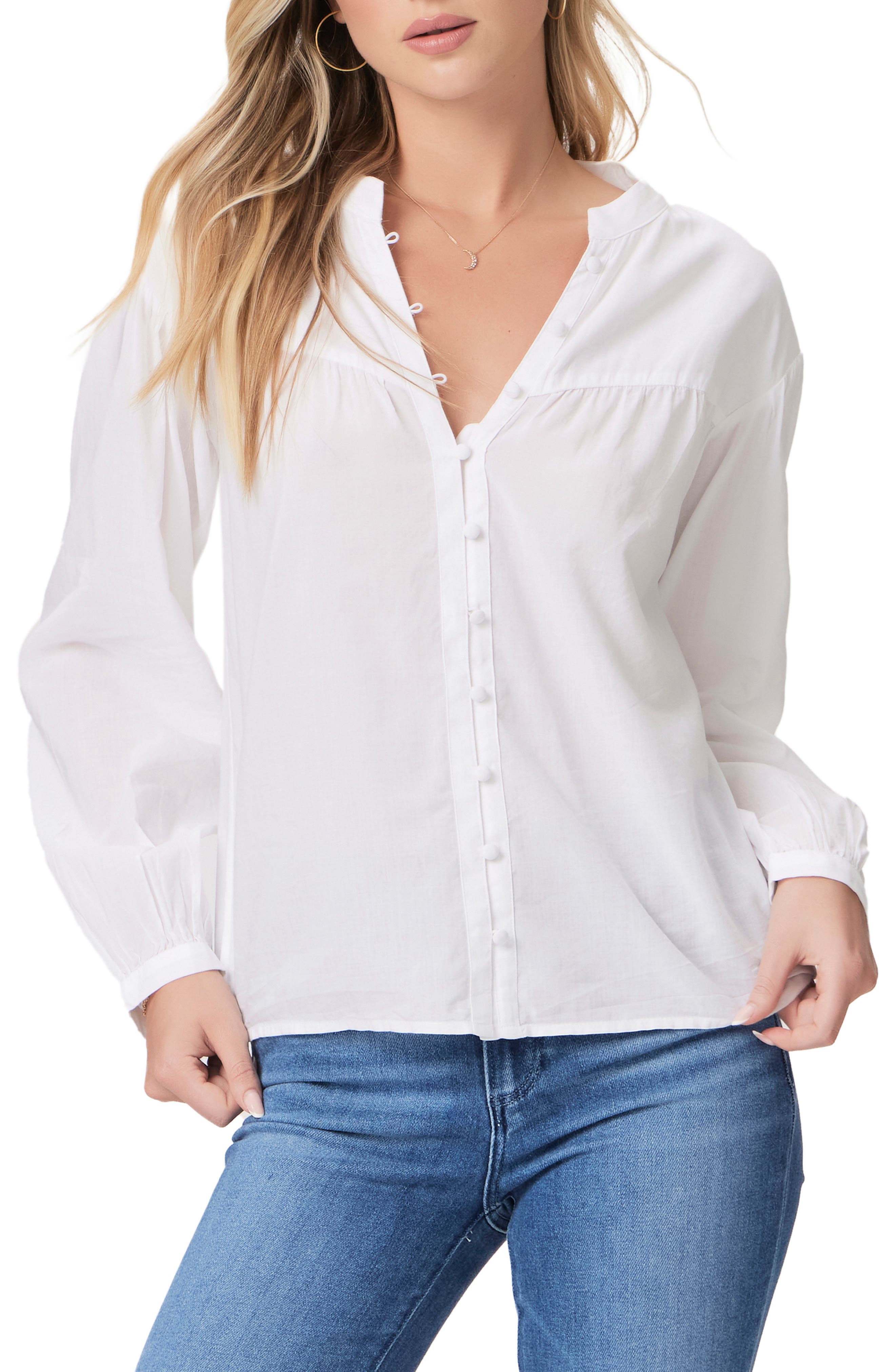 PAIGE Marline Button Front Shirt