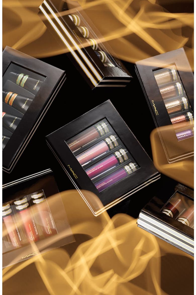 M·A·C 'Nocturnals - Black & Gold' Pigment & Glitter Set (Limited Edition), Alternate, color, BLACK- GOLD