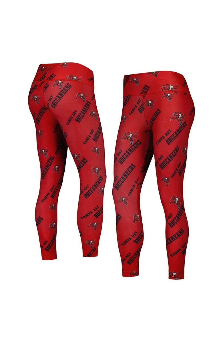 CONCEPTS SPORT Women's Concepts Sport Red Tampa Bay Buccaneers Breakthrough Allover Print Lounge Leggings, Main, color, Red