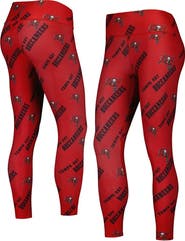 CONCEPTS SPORT Women's Concepts Sport Red Tampa Bay Buccaneers Breakthrough Allover Print Lounge Leggings