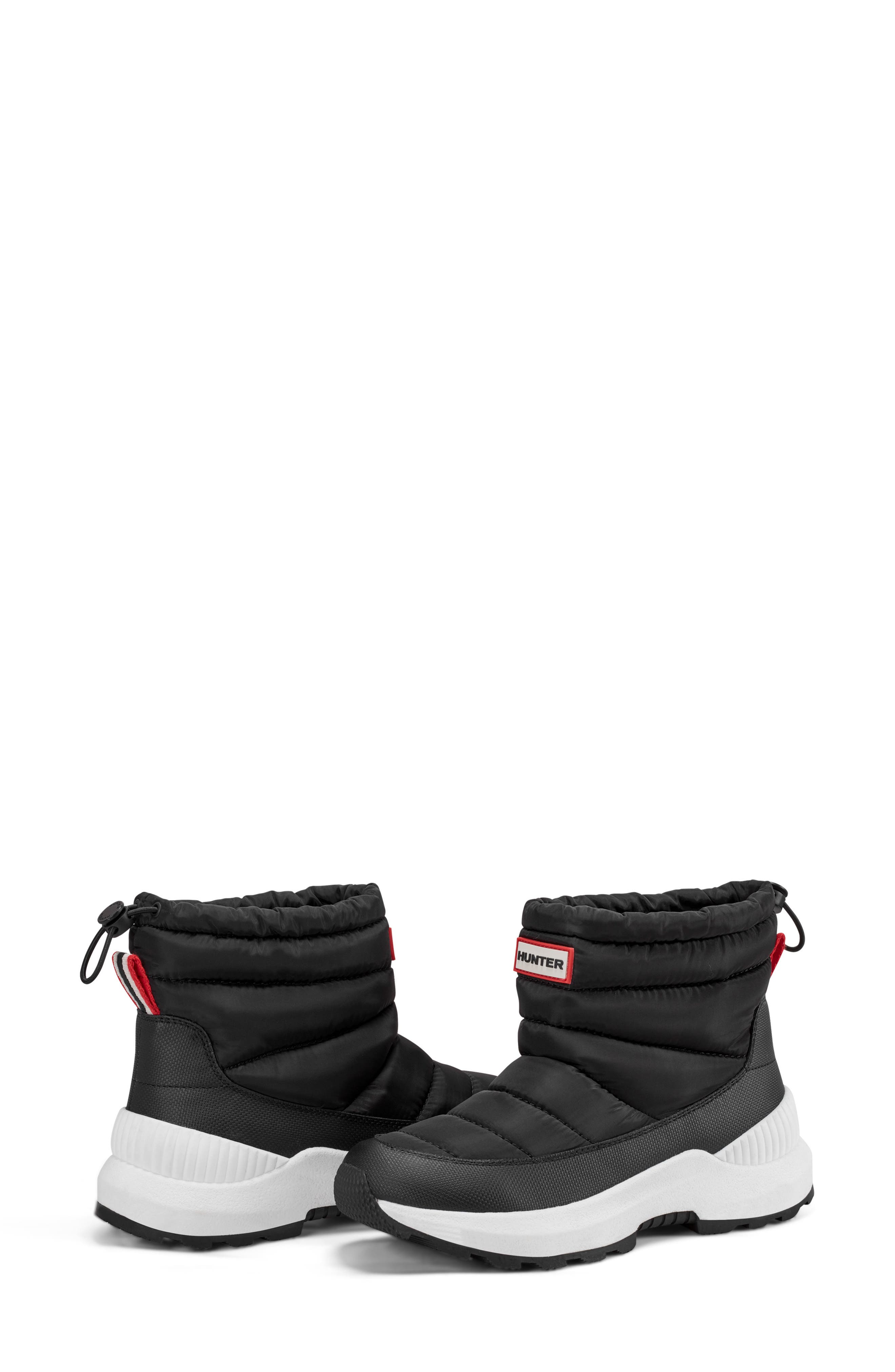 Hunter Brixton Waterproof Boot, Alternate, color, Black/ Black