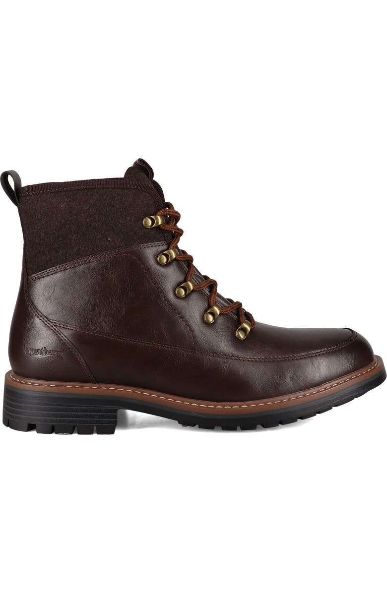 AQUATHERM BY SANTANA CANADA Teton Waterproof Faux Fur Lined Commuter Boot, Alternate, color, Dark Brown