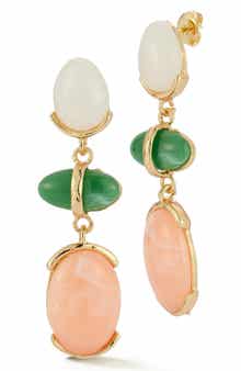 SPHERA MILANO Mixed CZ Drop Earrings