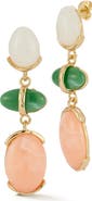 SPHERA MILANO Mixed CZ Drop Earrings