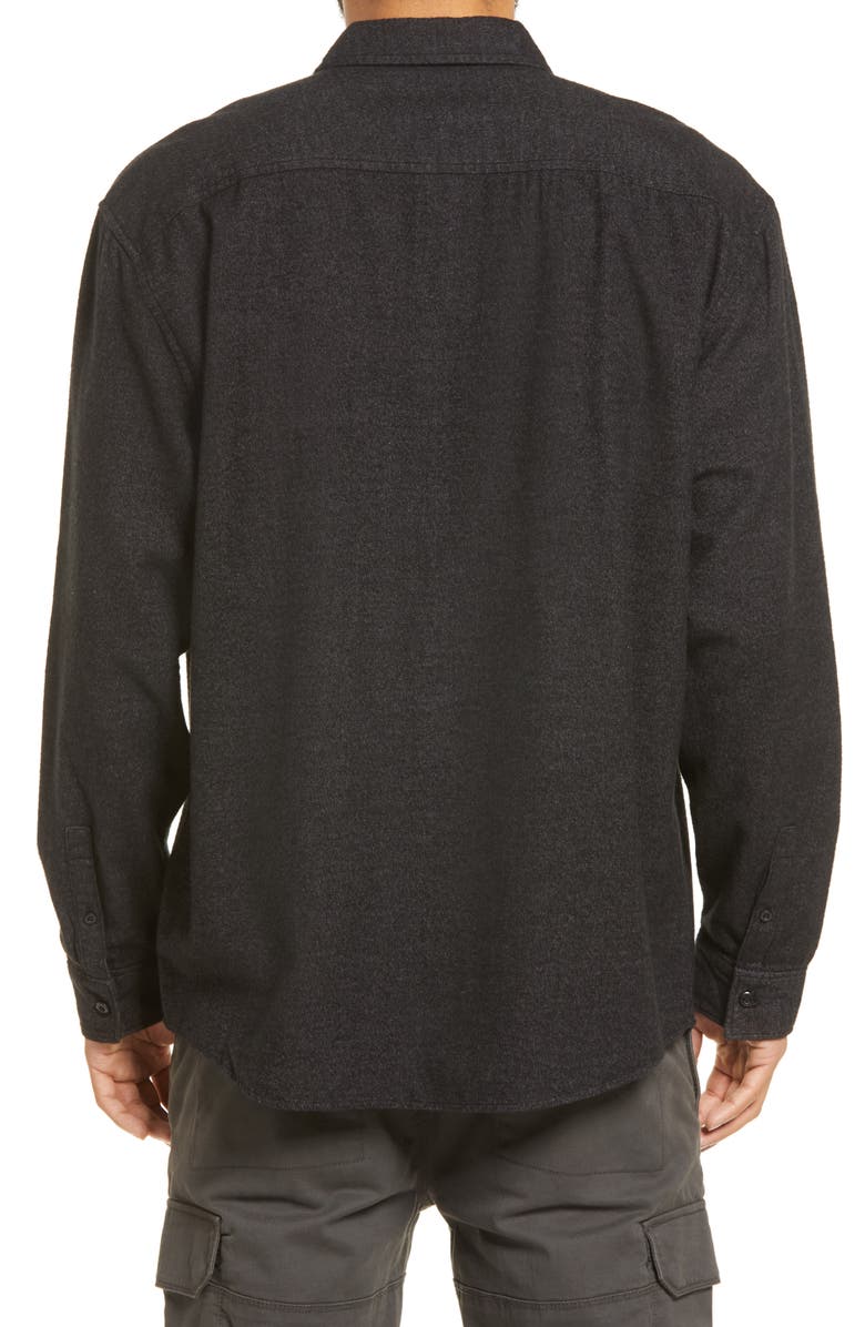 BP. Solid Flannel Button-Up Shirt, Alternate, color, 