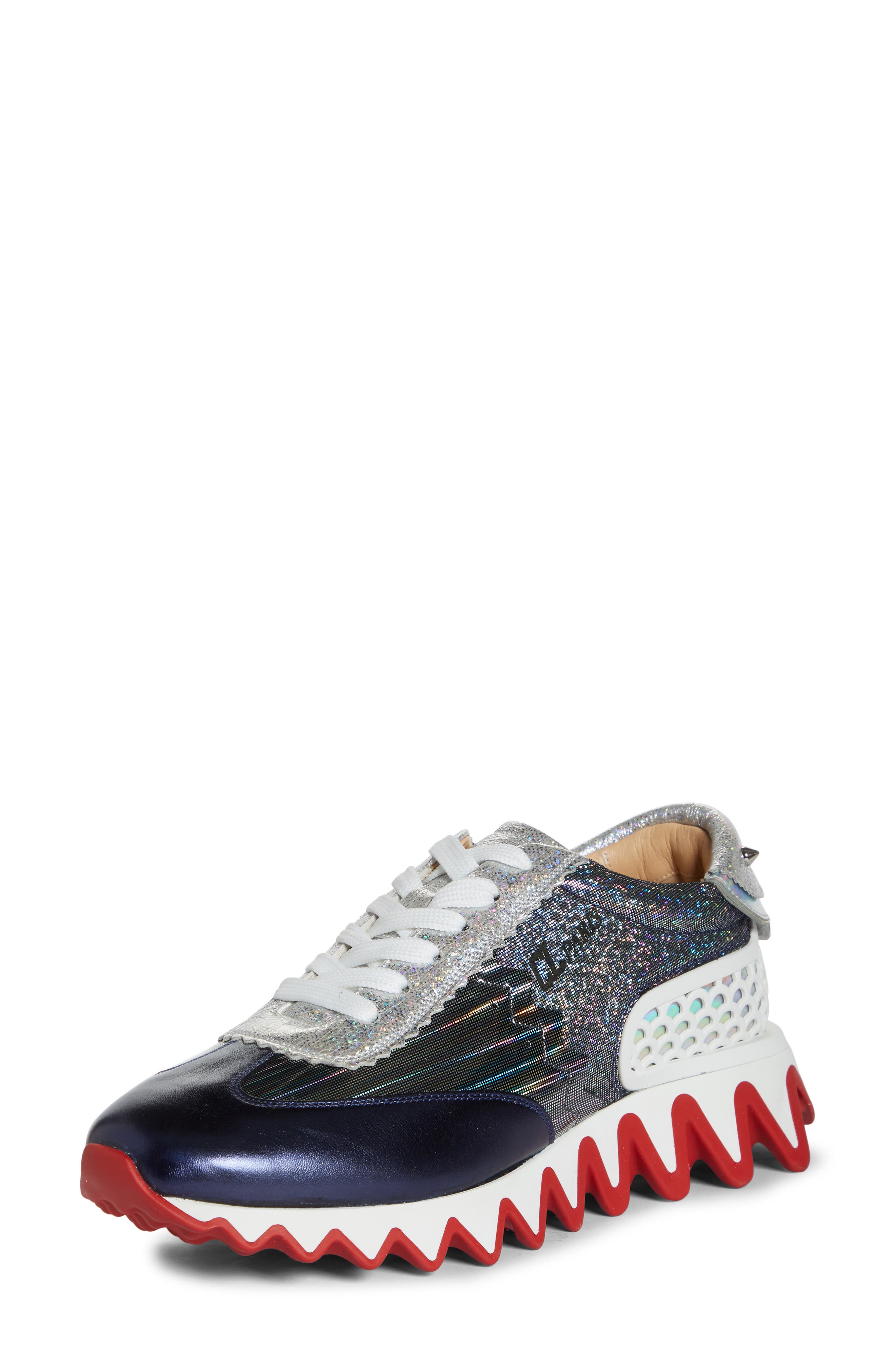 Loubishark Metallic Sneaker, Main, color, MULTI