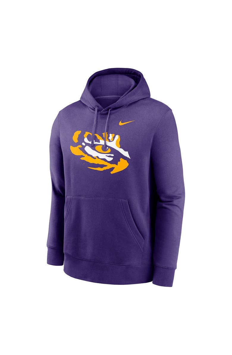 Nike Men's Nike Purple LSU Tigers Primetime Alternate Logo Club Fleece Pullover Hoodie, Alternate, color, 