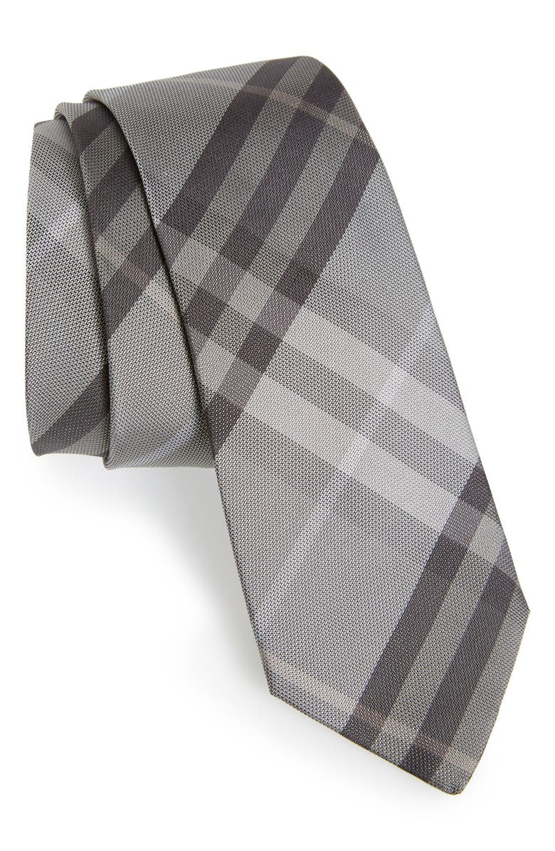 Burberry 'Manston' Check Silk Tie, Main, color, 