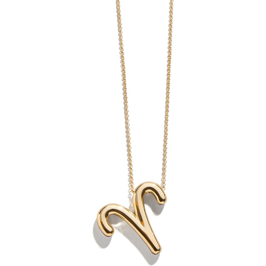 Shop Baublebar Zodiac Pendant Necklace In Aries