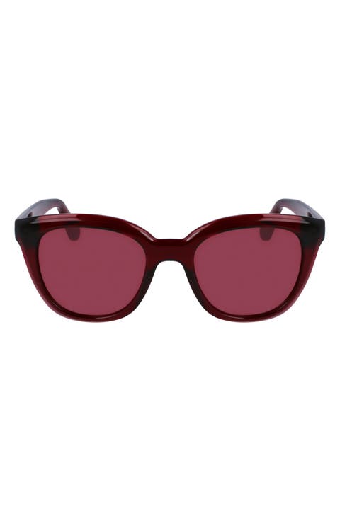 Classic Logo Tea Cup 52mm Round Sunglasses