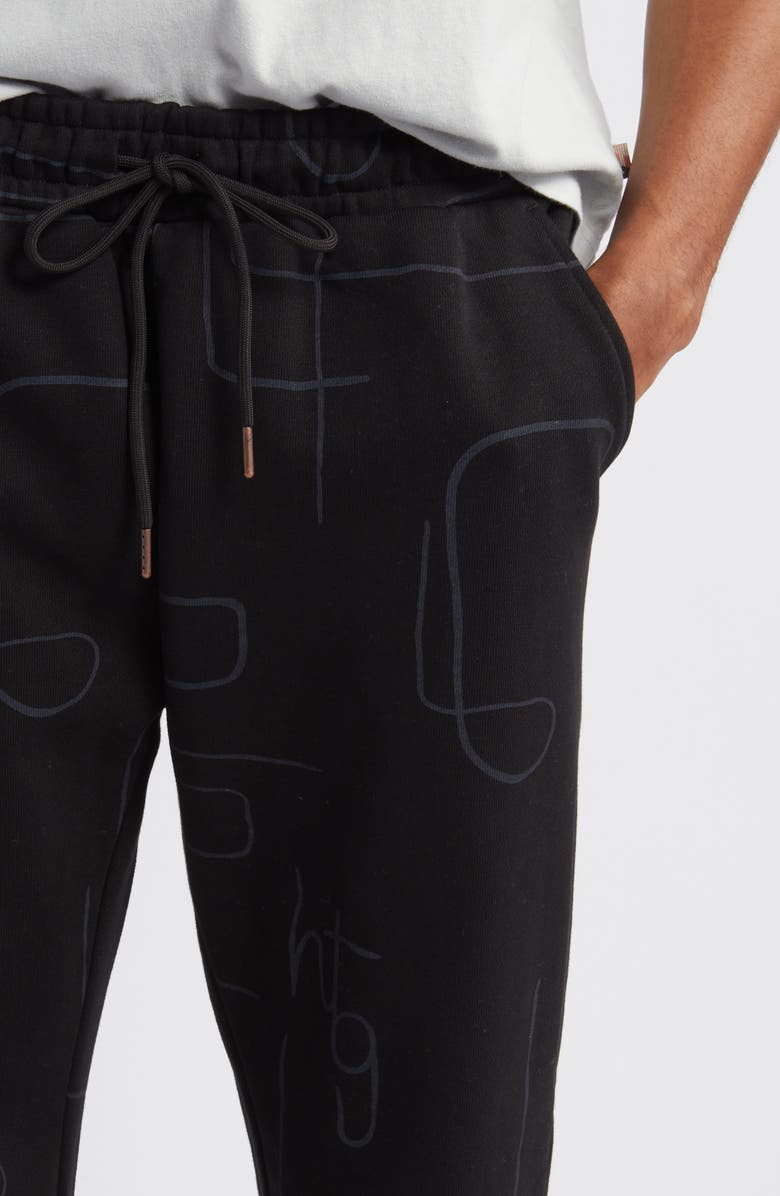 HONOR THE GIFT Geo Print Cotton Terry Pants, Alternate, color,