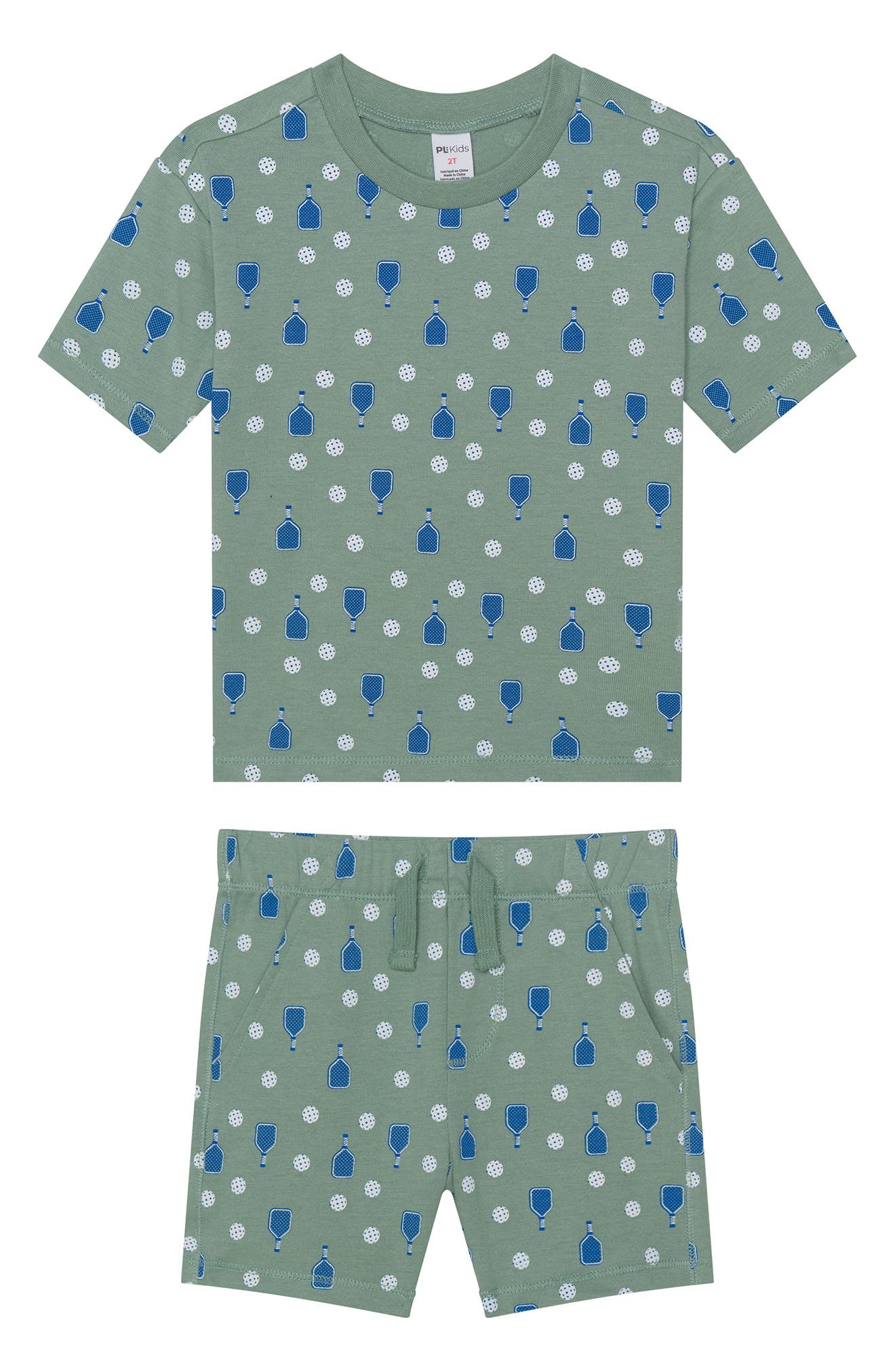 Petit Lem Kids' Pickleball Jersey T-Shirt & Shorts Set