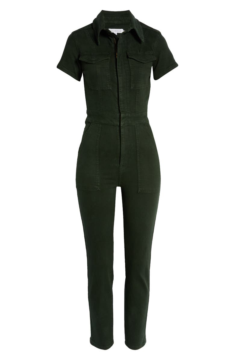 Good American Fit For Success Denim Jumpsuit, Alternate, color,